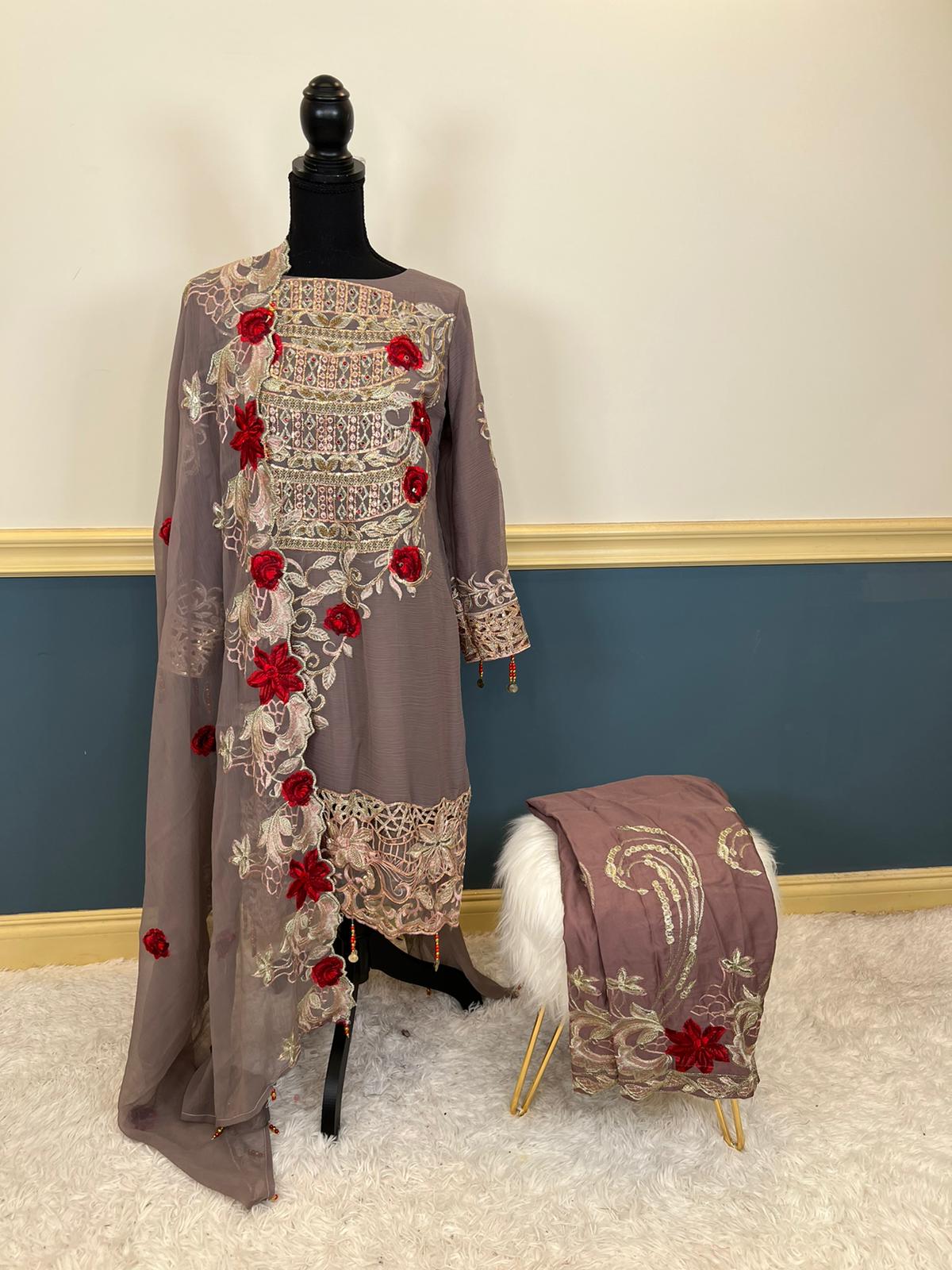 Pakistani Embroidered Party wear Ready To Ship