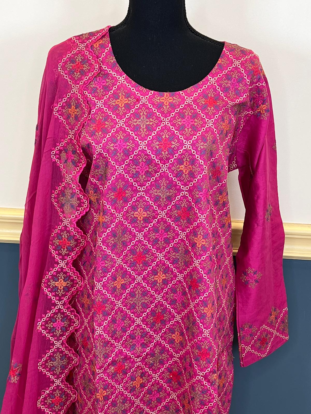 Pakistani Stitched Embroidered luxury lawn Dresses Ready To Ship