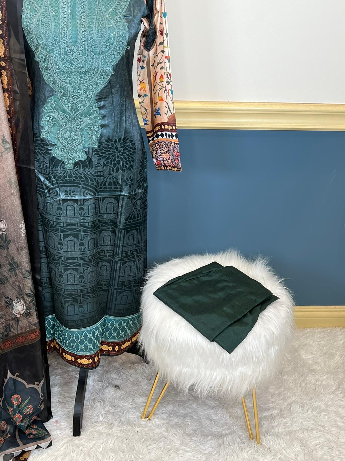 Indian Stitched Embroidered Silk Collection Ready To Ship