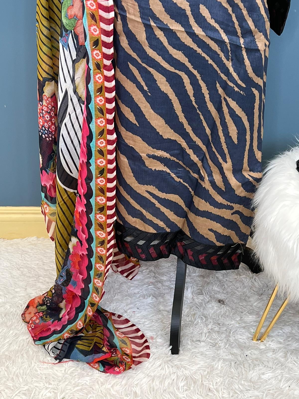 Indian Cotton Stitched Embroidery Suit Ready To Ship