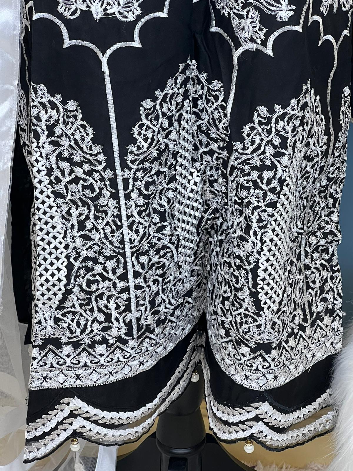 Indian Cotton Stitched Embroidery Suit Ready To Ship