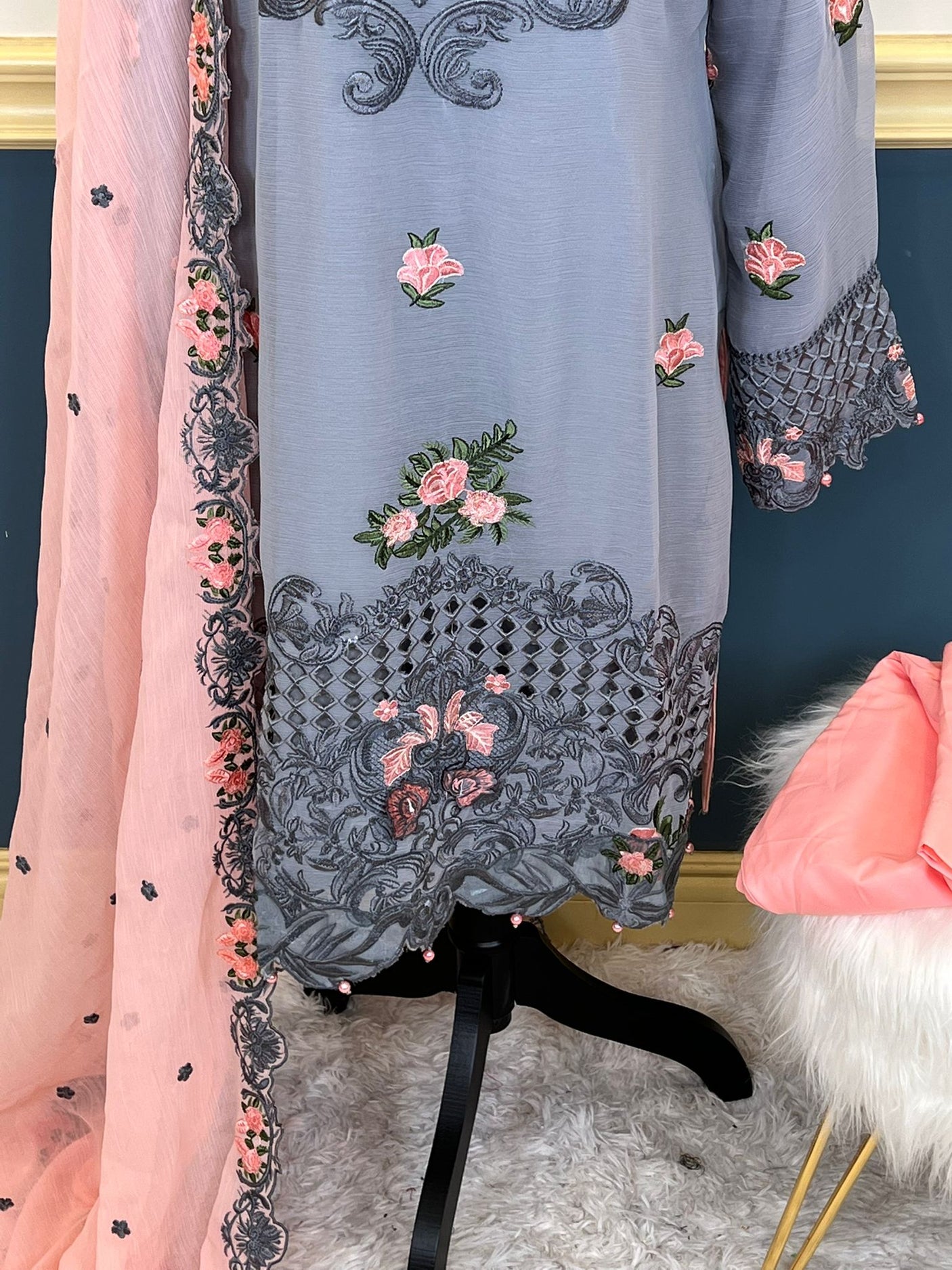 Pakistani Embroidered Party wear Ready To Ship