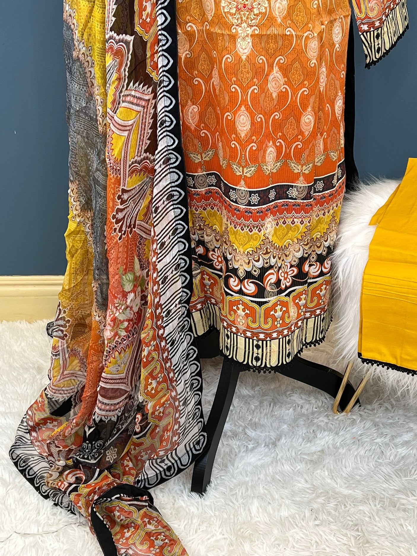 Pakistani Stitched Embroidered luxury lawn Dresses Ready To Ship