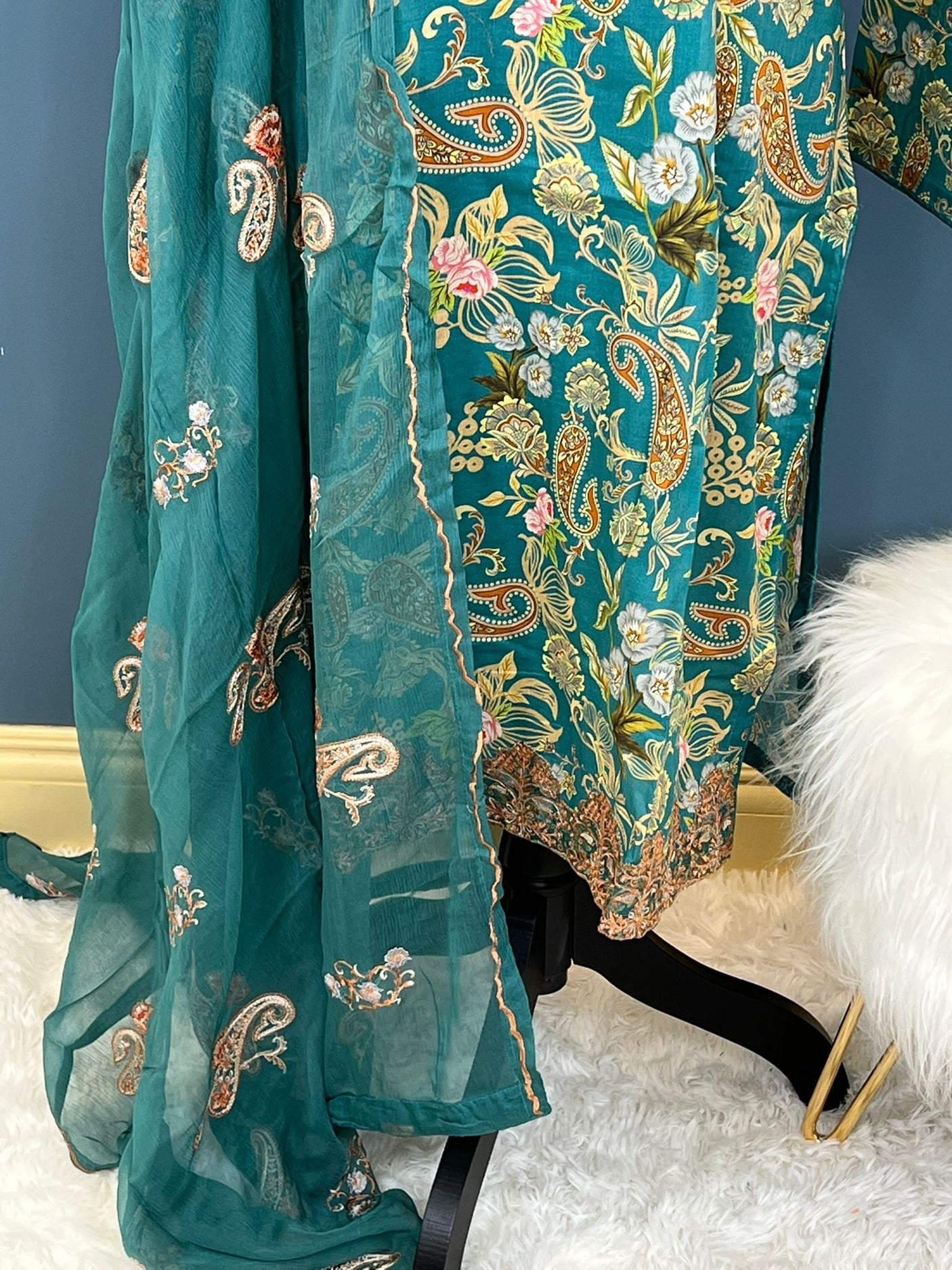 Pakistani Stitched Embroidered luxury lawn Dresses Ready To Ship