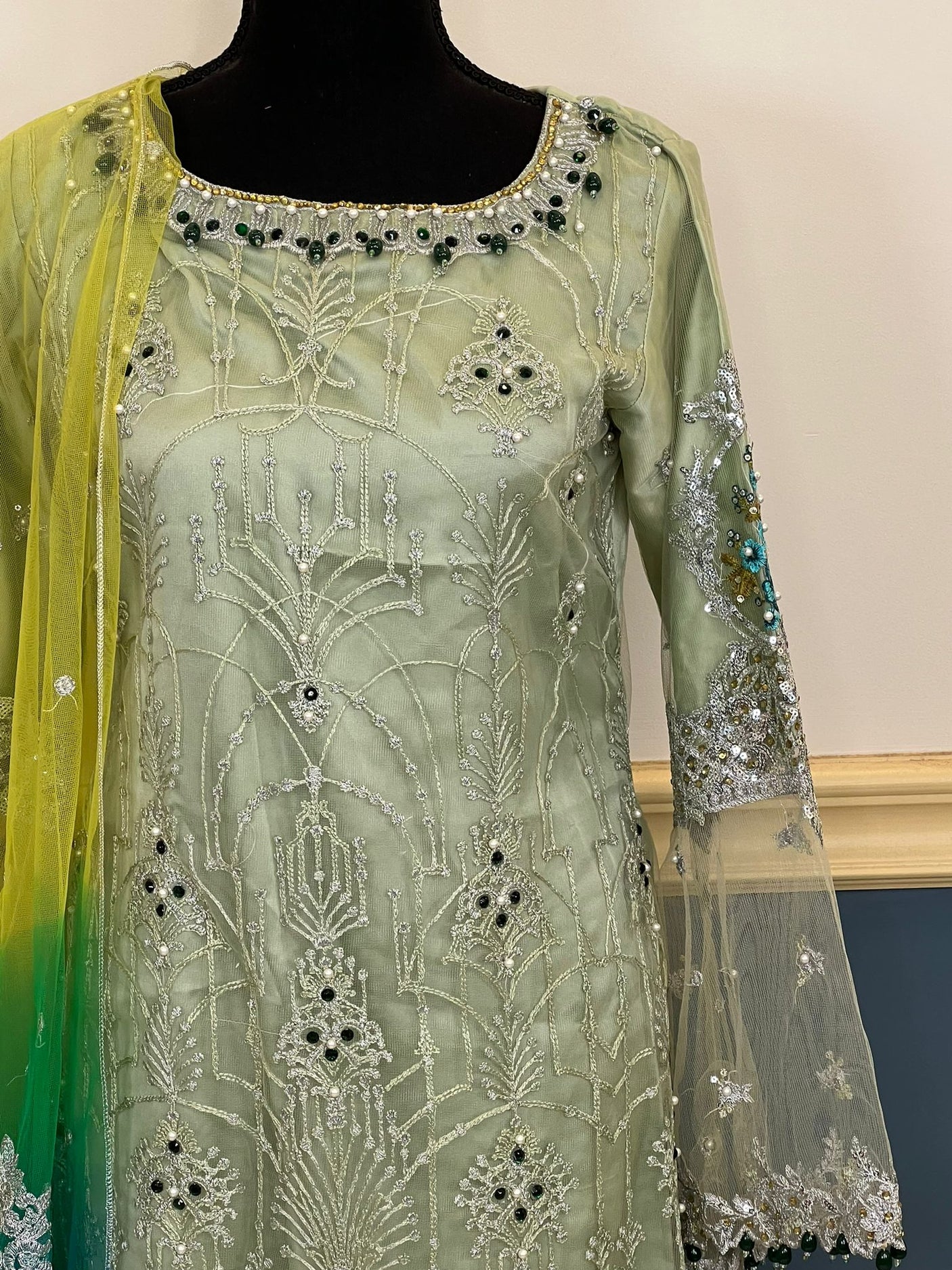 Pakistani Embroidered Party wear Ready To Ship