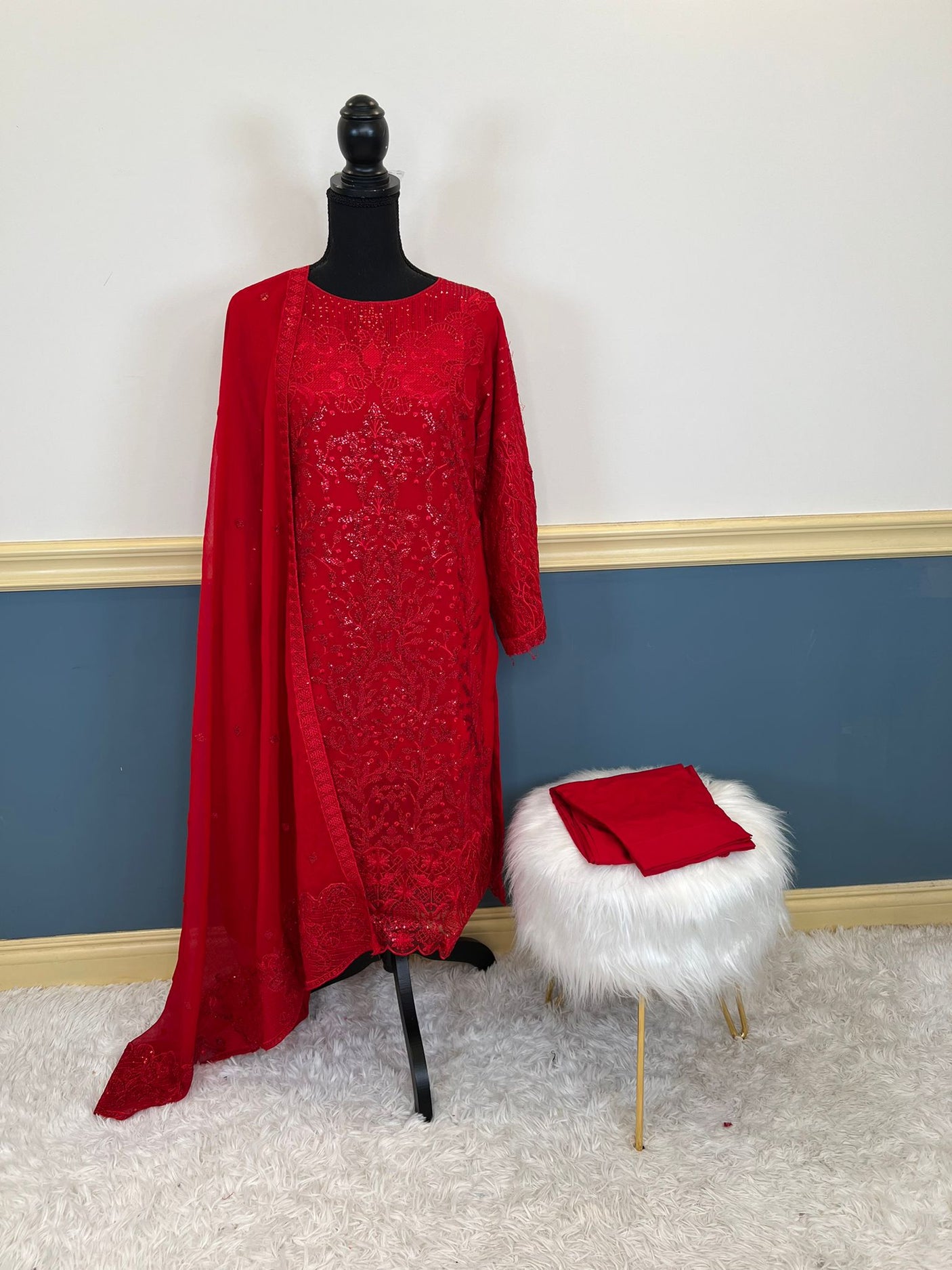 Pakistani Embroidered Party wear Ready To Ship