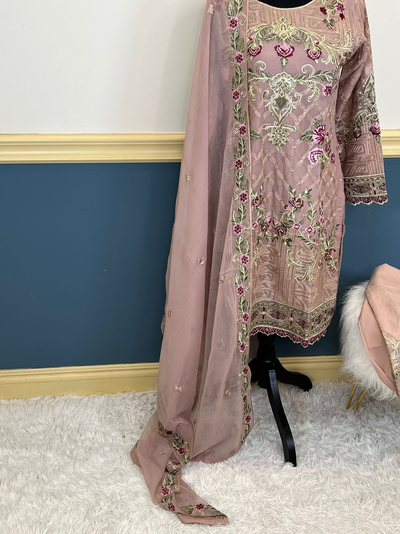 Pakistani Embroidered Party wear Ready To Ship