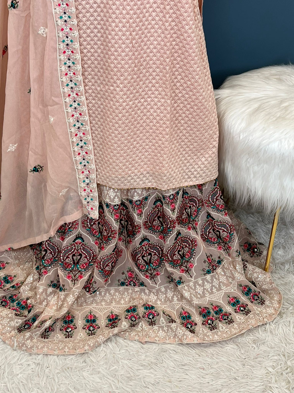 Exclusive Indian boutique collection (zardosi work with skirt)