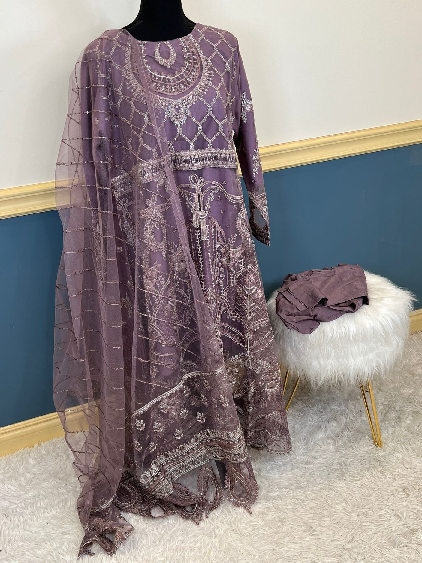 Pakistani Embroidered Party wear Ready To Ship