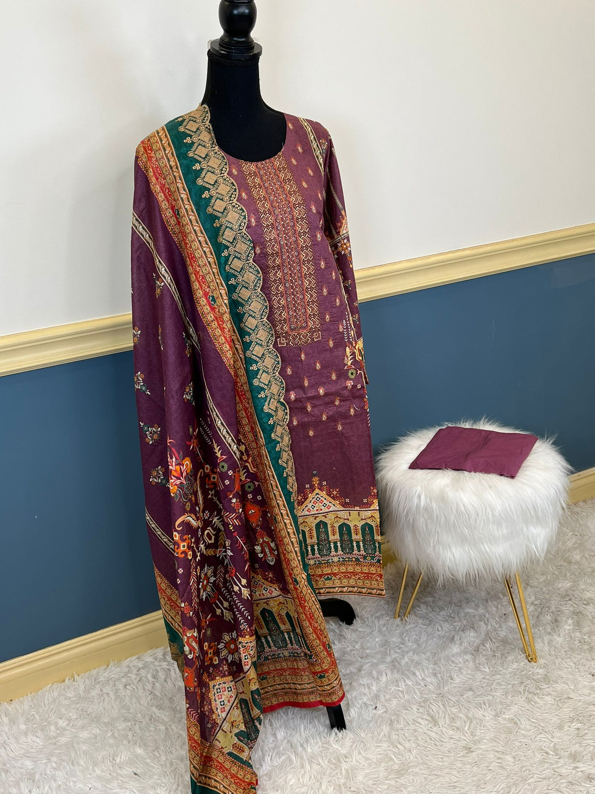 Bin Saeed original embroidered lawn Collection