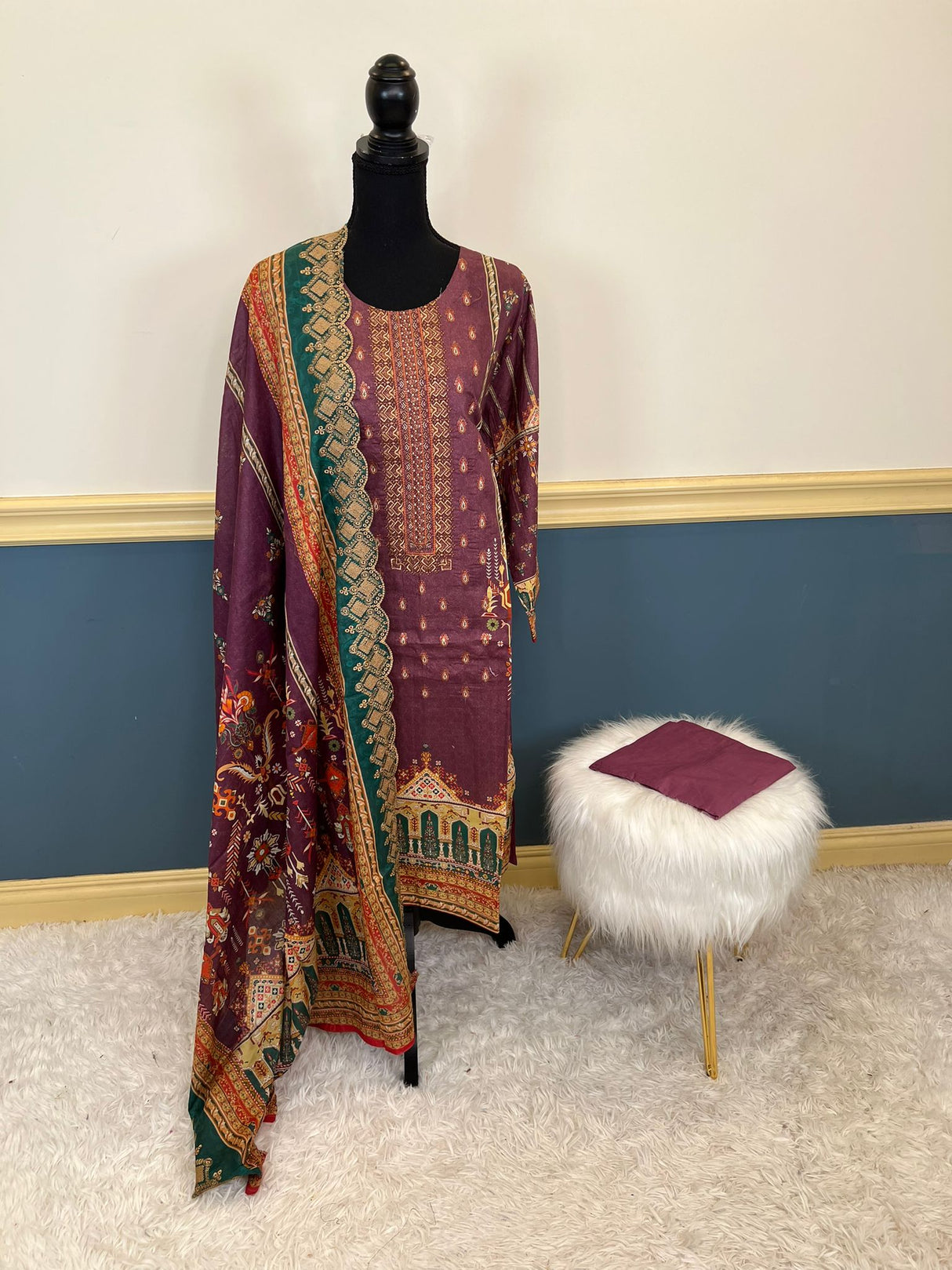 Bin Saeed original embroidered lawn Collection