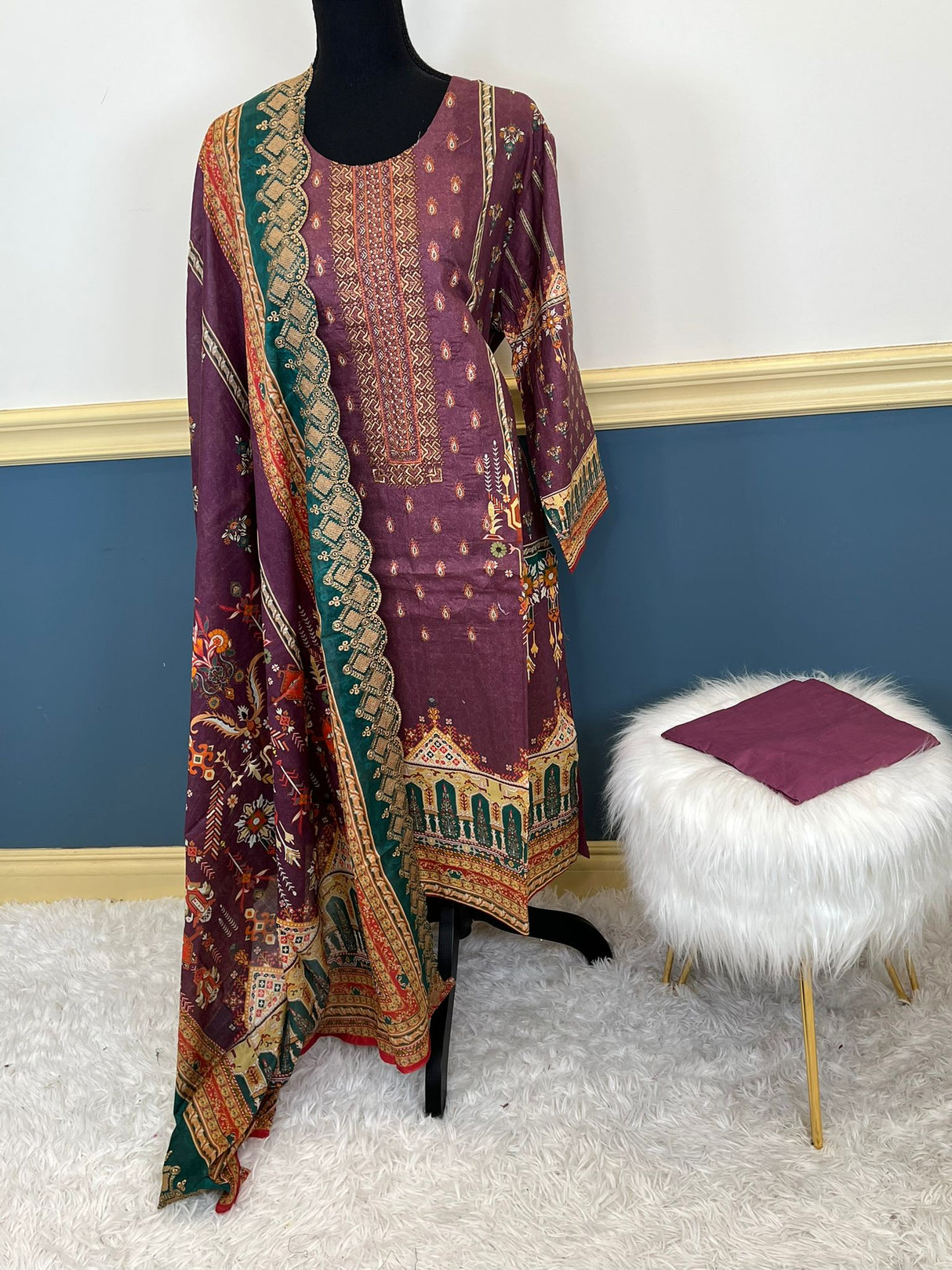 Bin Saeed original embroidered lawn Collection