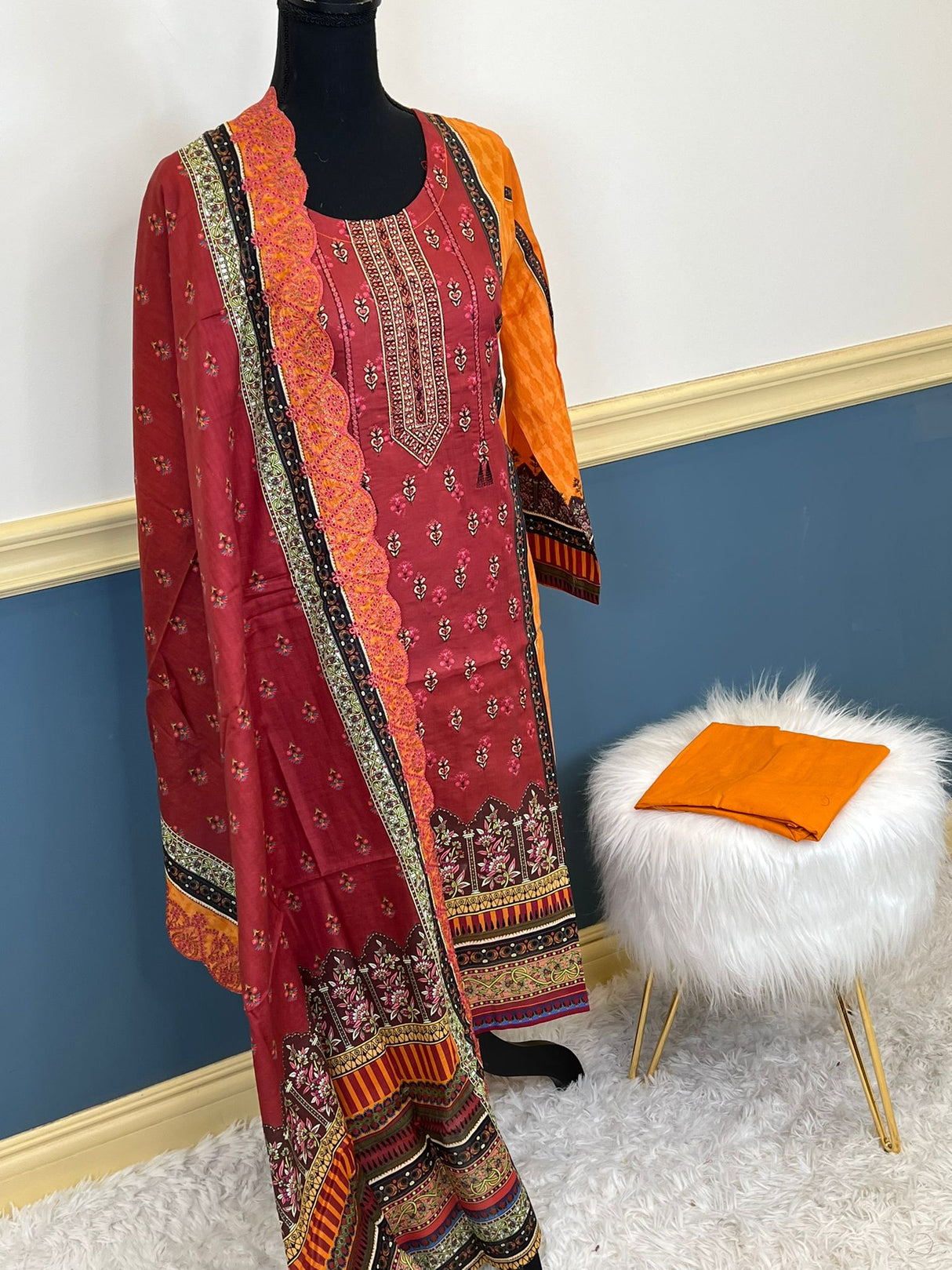 Bin Saeed original embroidered lawn Collection