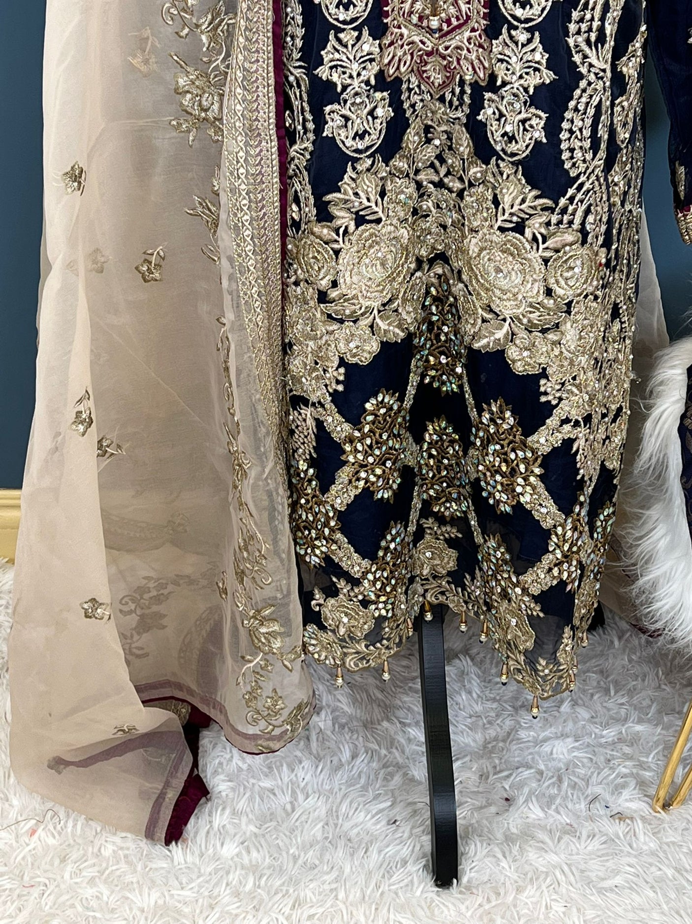 Pakistani Embroidered Luxury Party wear Ready To Ship