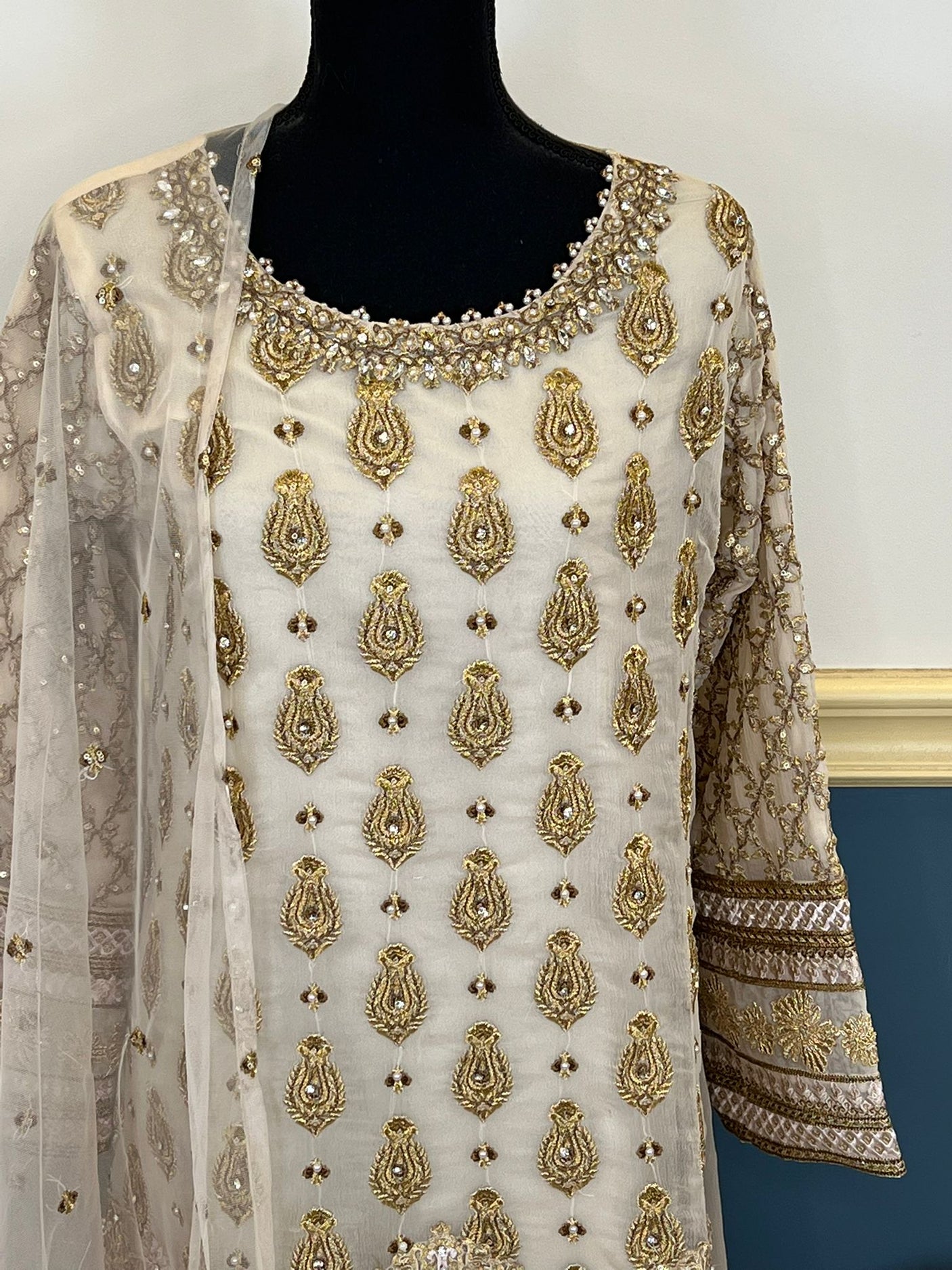 Pakistani Embroidered Luxury Party wear Ready To Ship