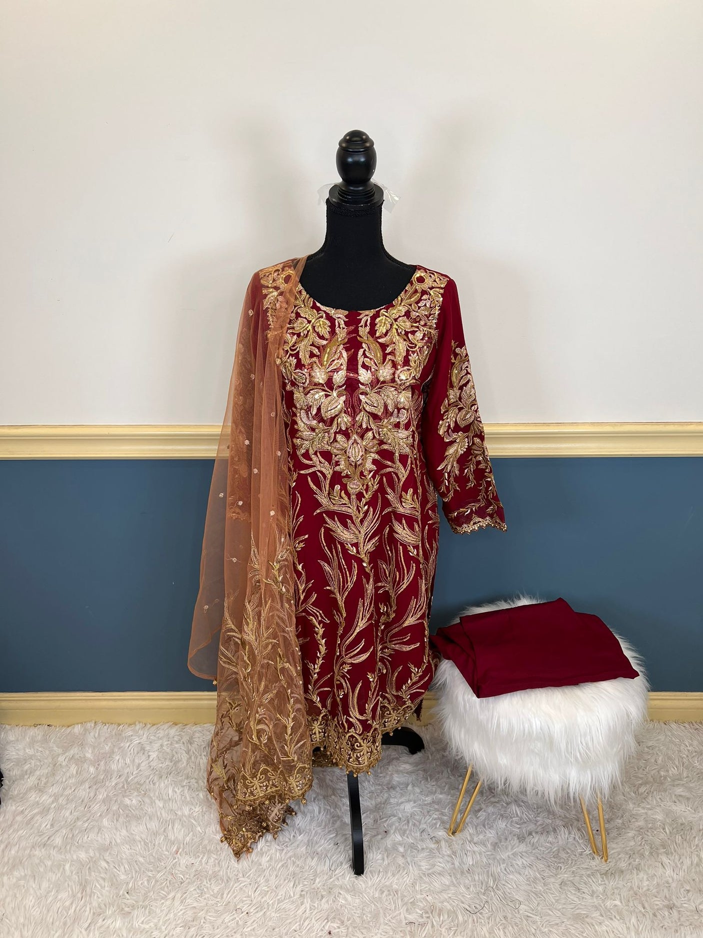 Pakistani Embroidered Party wear Ready To Ship