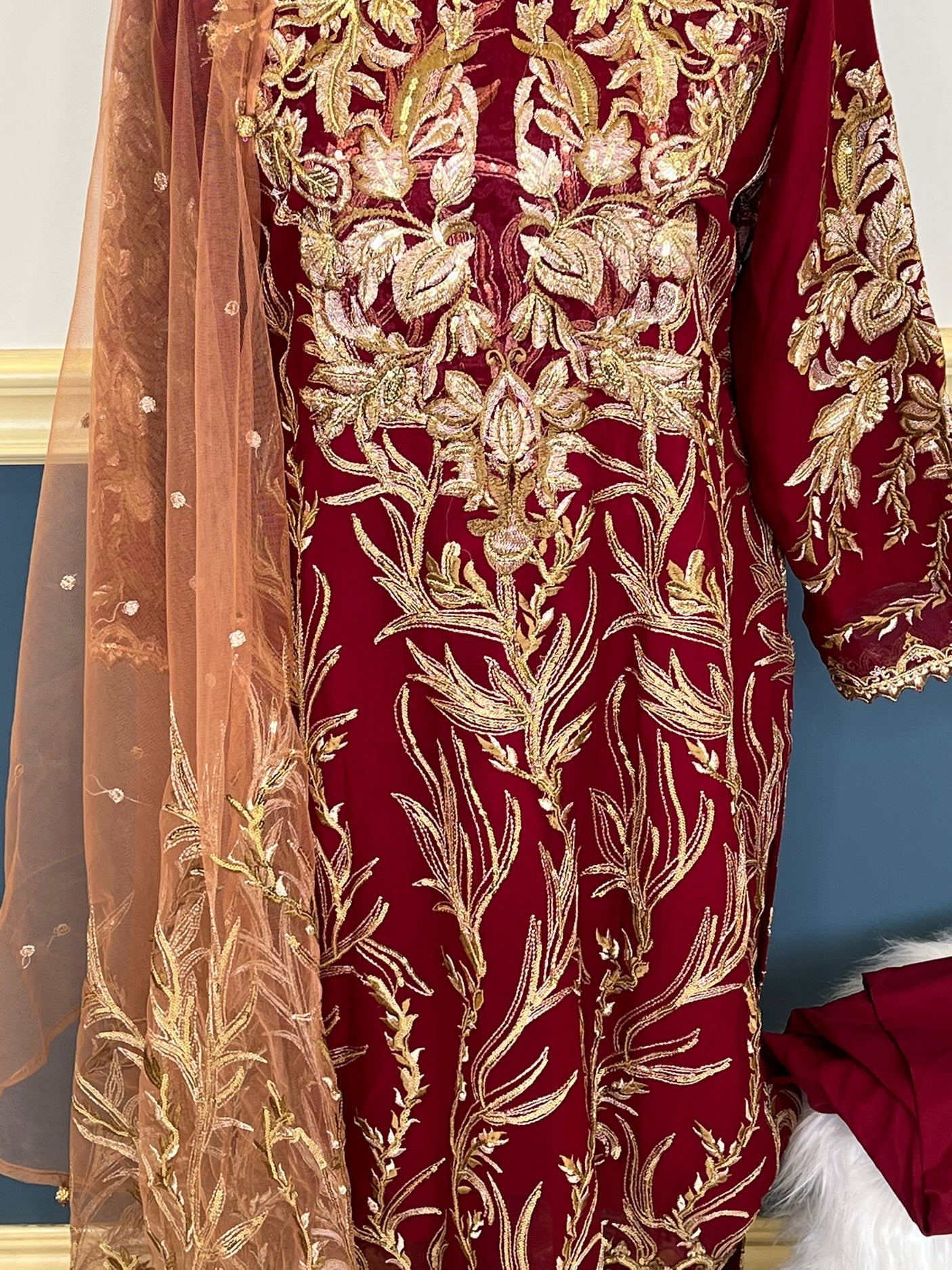Pakistani Embroidered Party wear Ready To Ship