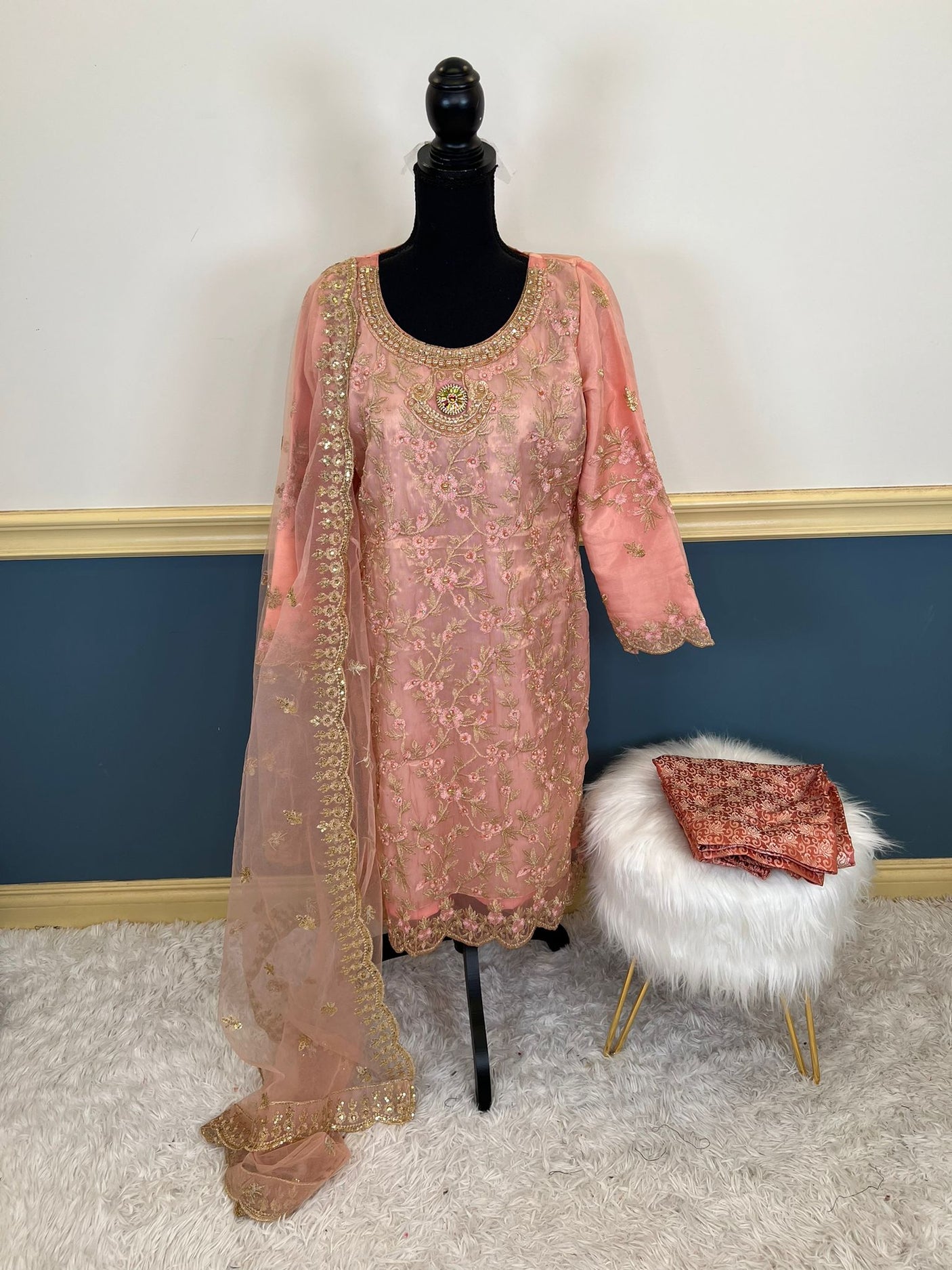 Pakistani Embroidered Party wear Ready To Ship
