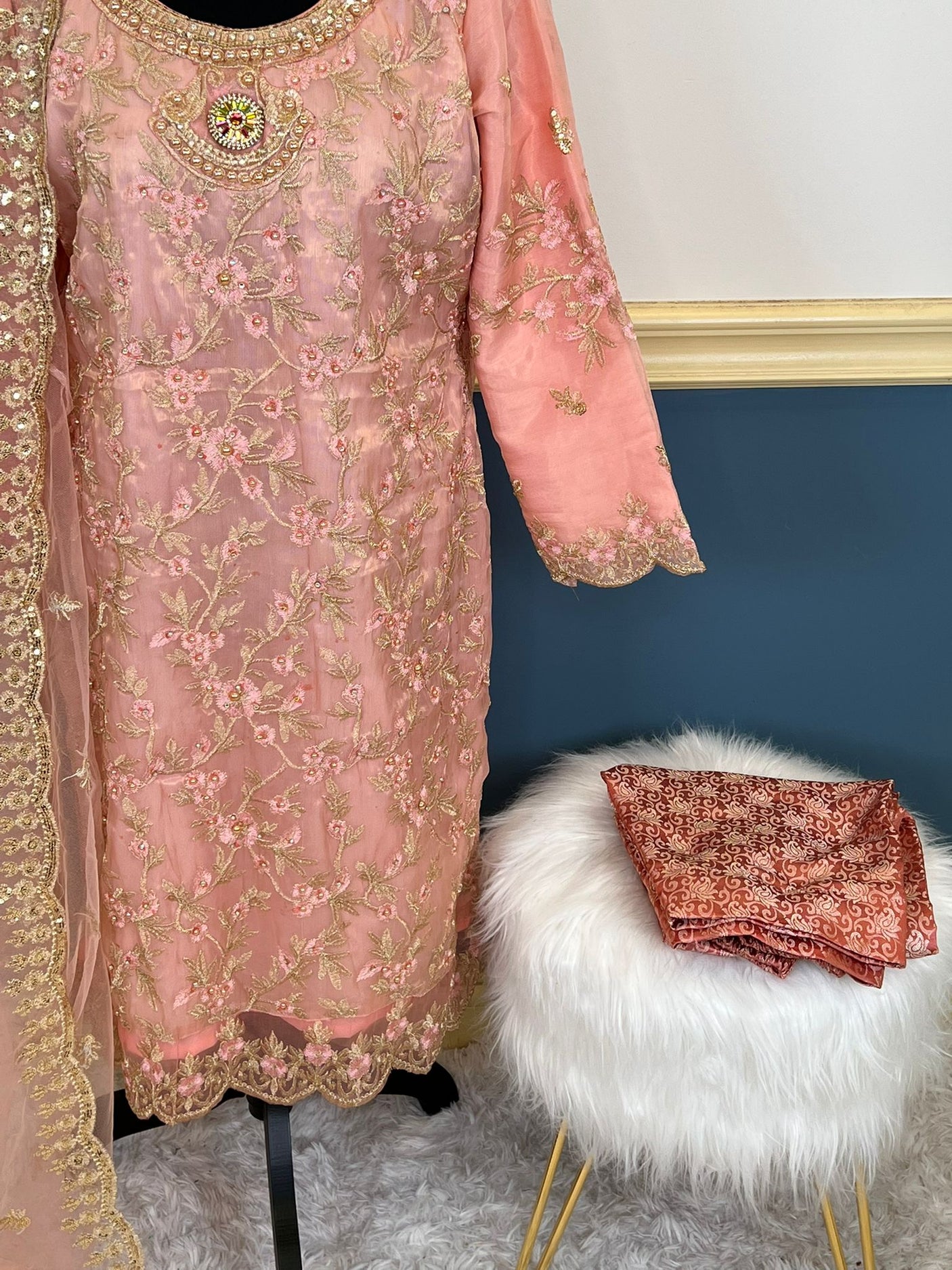 Pakistani Embroidered Party wear Ready To Ship
