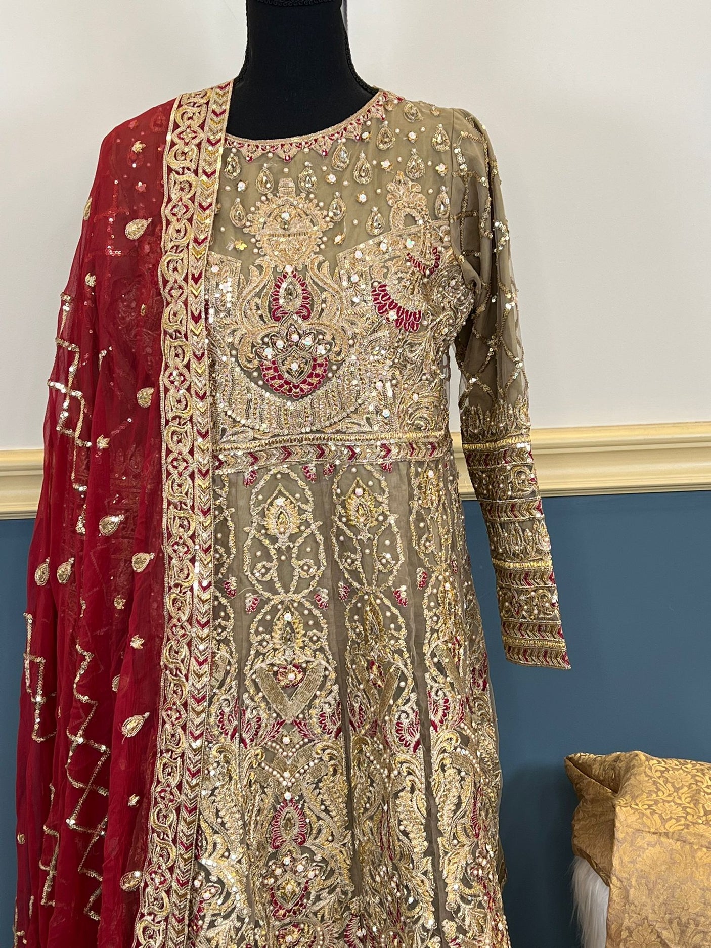Pakistani Embroidered Luxury Chiffon Party wear Ready To Ship