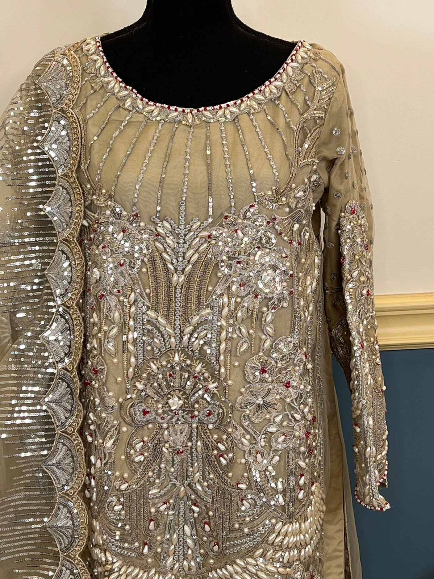 Pakistani Embroidered Luxury Chiffon Party wear Ready To Ship