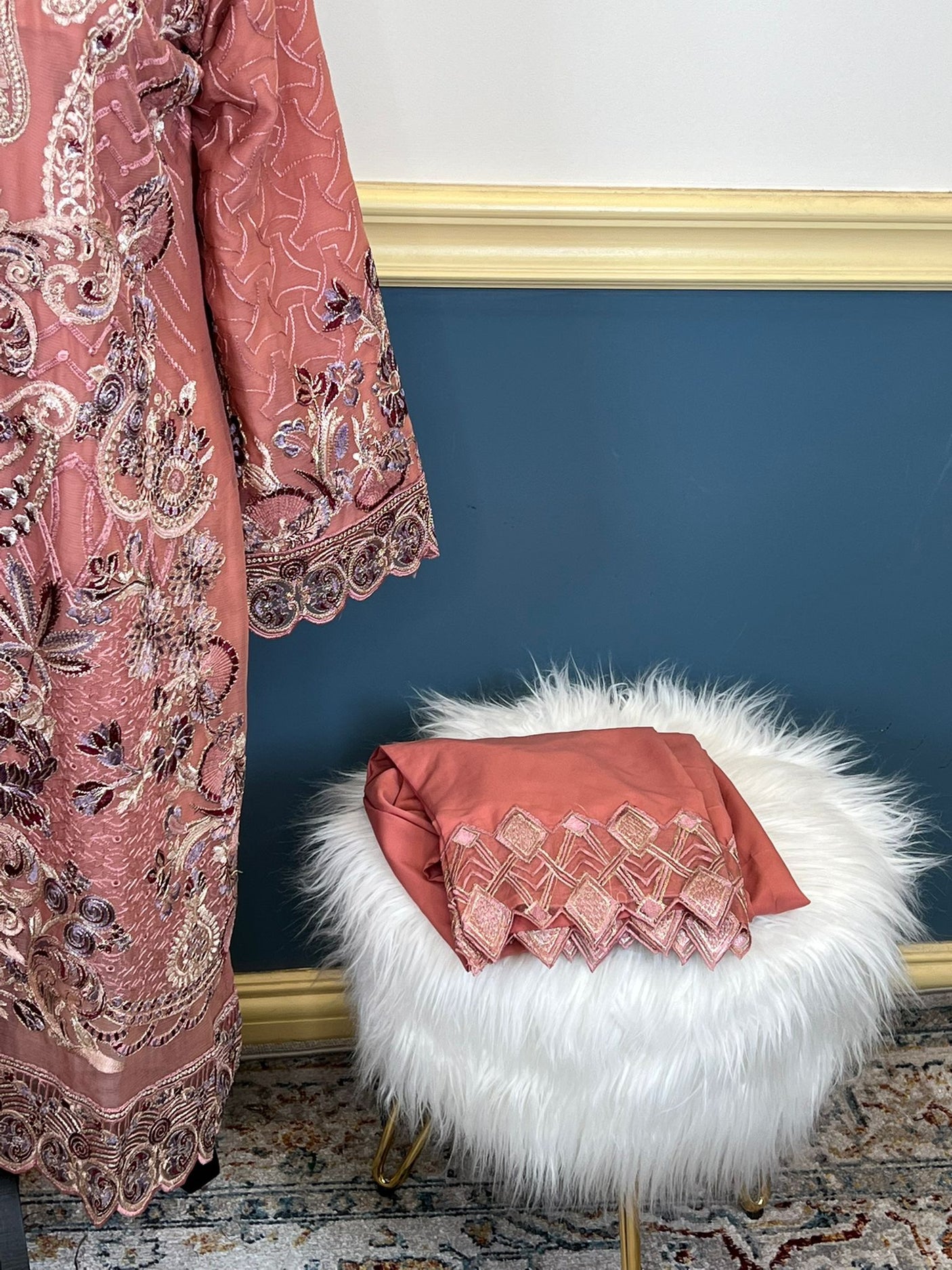 Pakistani Embroidered Luxury Party wear Ready To Ship