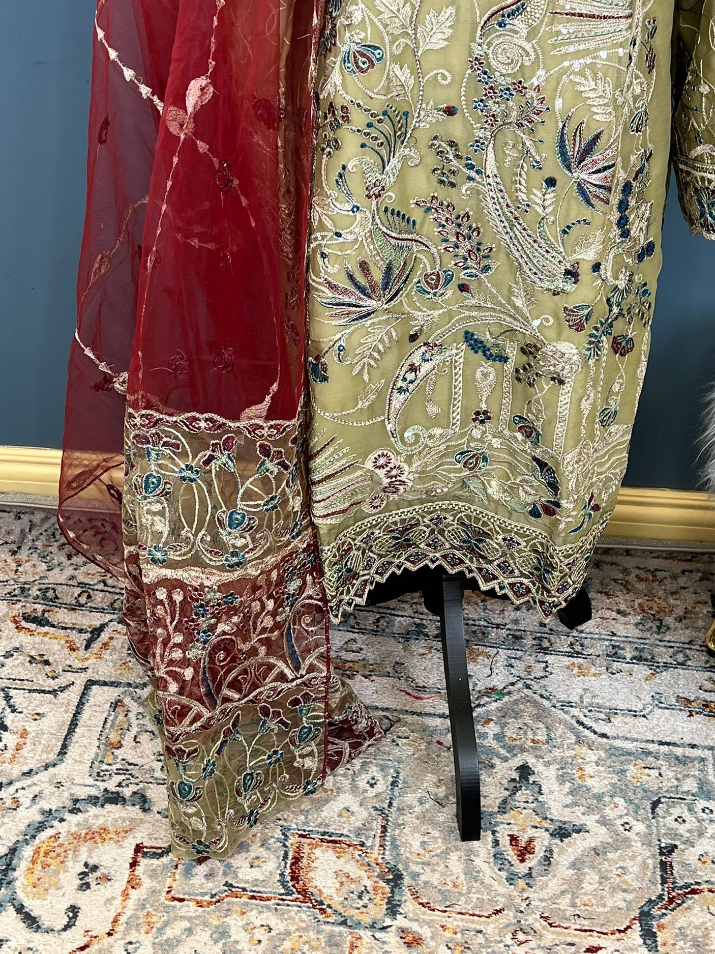 Pakistani Embroidered Luxury Party wear Ready To Ship