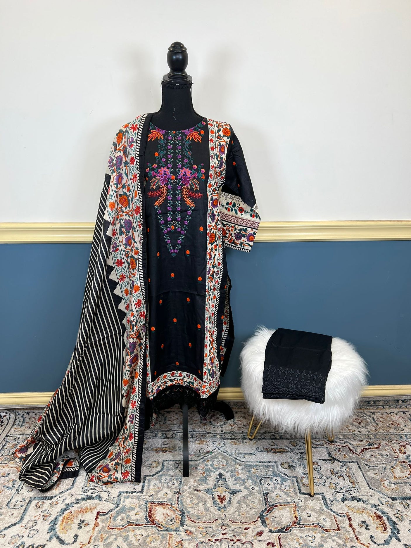 Pakistani Embroidered Lawn ready to ship