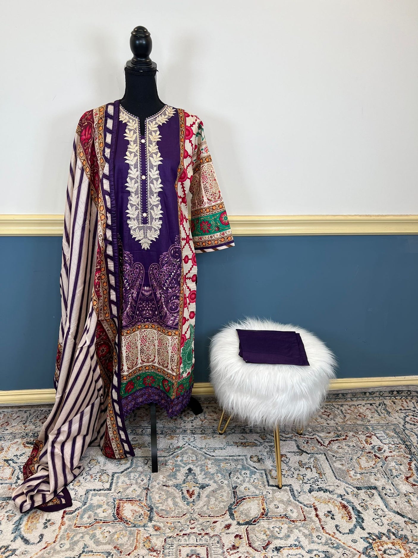 Pakistani Embroidered Lawn ready to ship