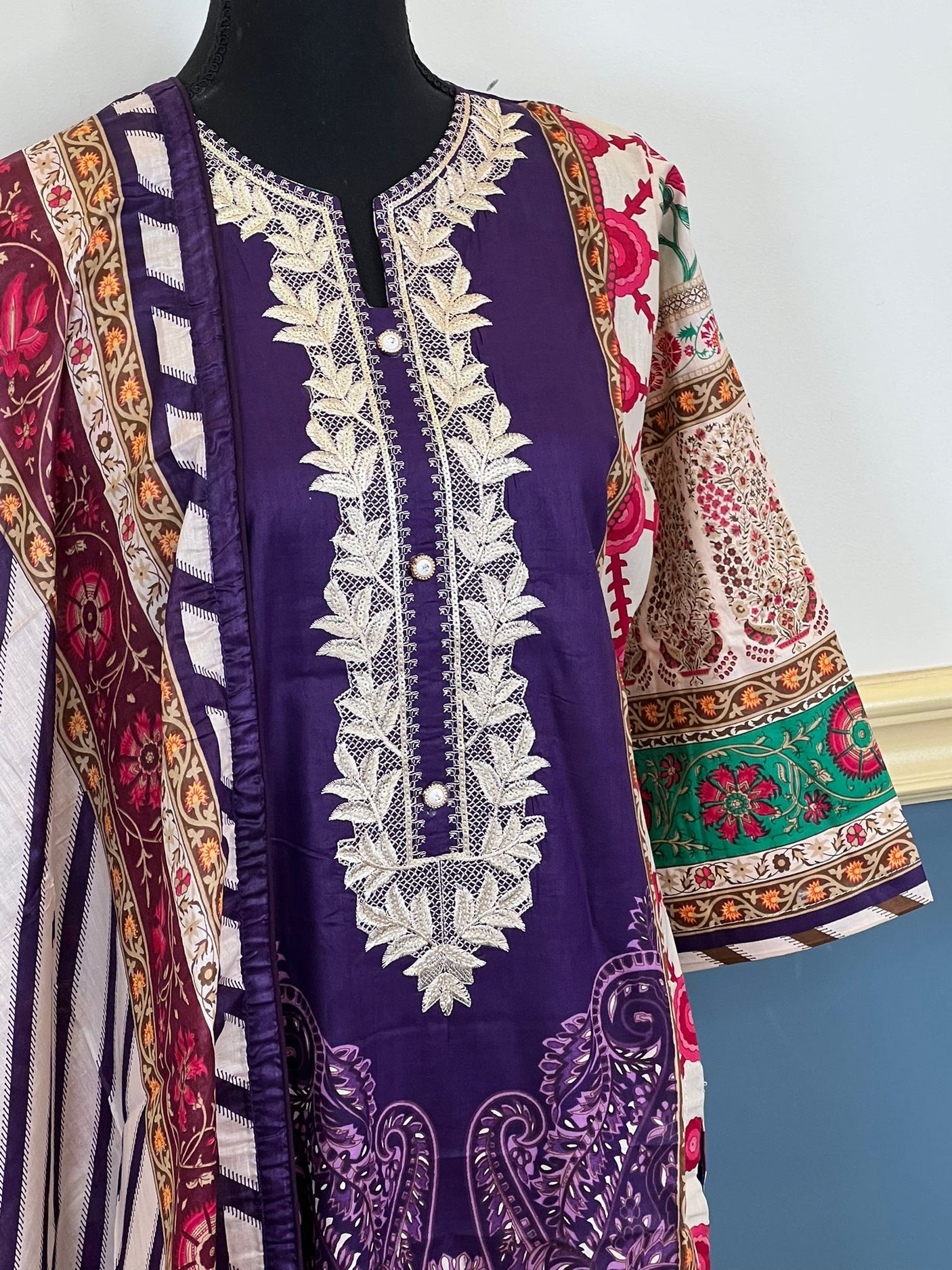 Pakistani Embroidered Lawn ready to ship