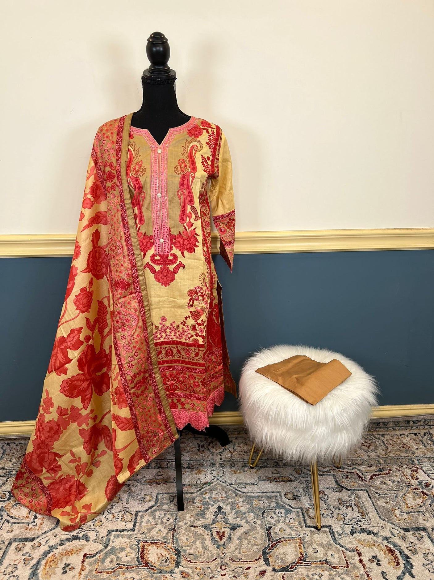 Pakistani Embroidered Lawn ready to ship