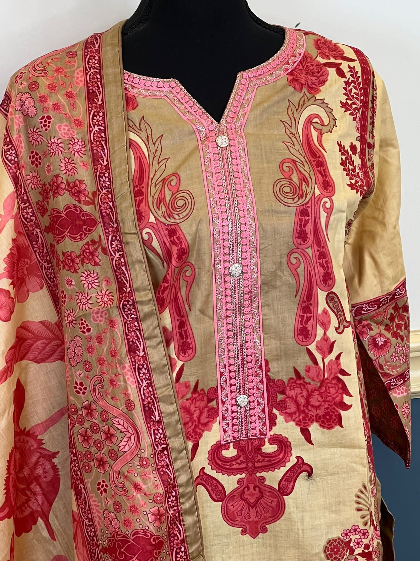 Pakistani Embroidered Lawn ready to ship