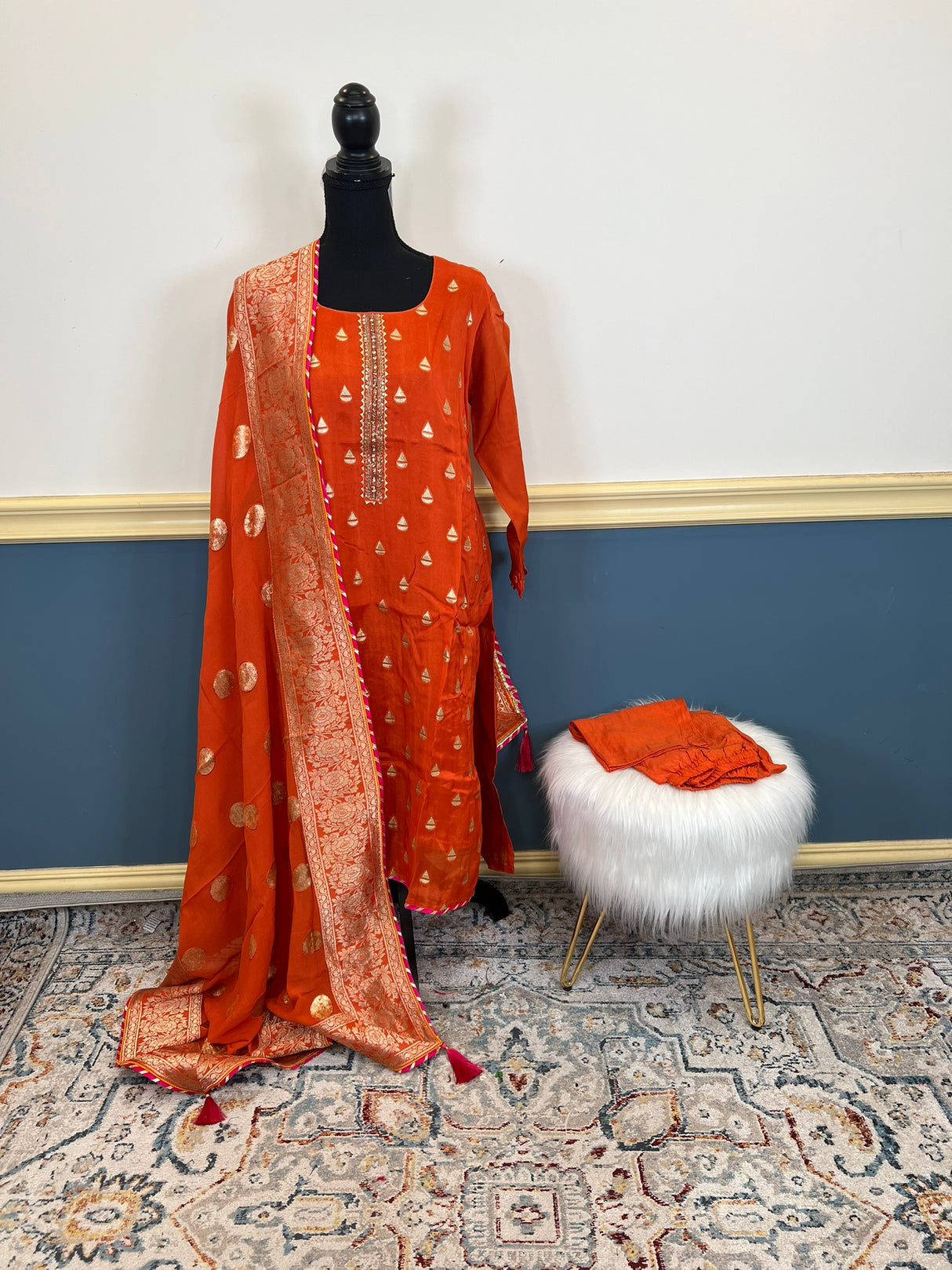 Khaddi Georgette Salwar Kamiz Ready To Ship