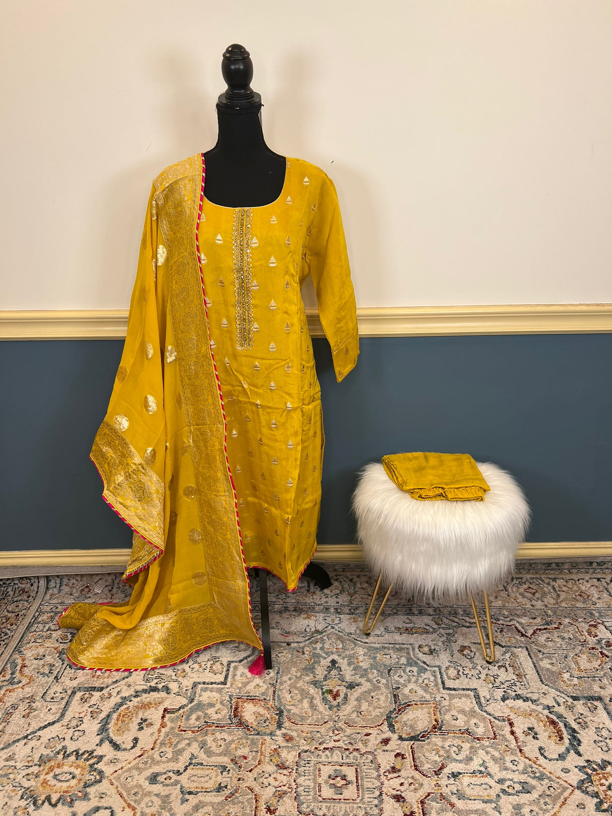 Khaddi Georgette Salwar Kamiz Ready To Ship