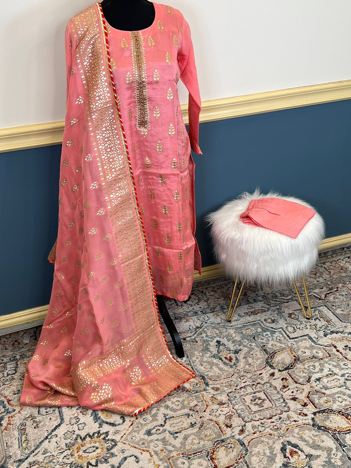 Khaddi Georgette Salwar Kamiz Ready To Ship