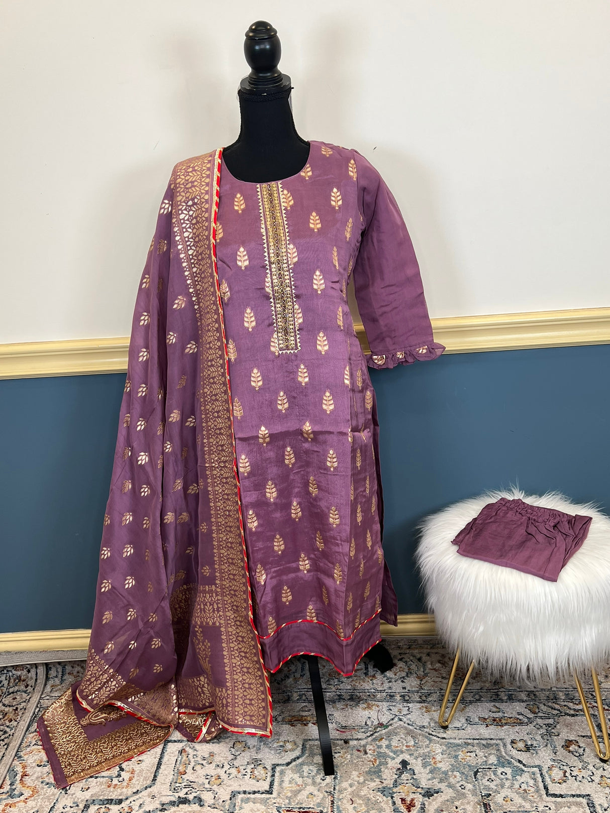 Khaddi Georgette Salwar Kamiz Ready To Ship