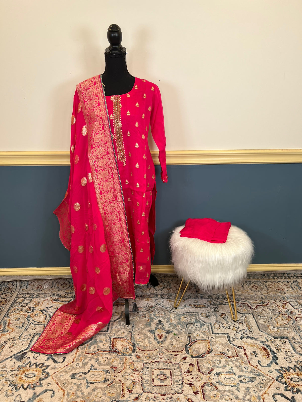 Khaddi Georgette Salwar Kamiz Ready To Ship