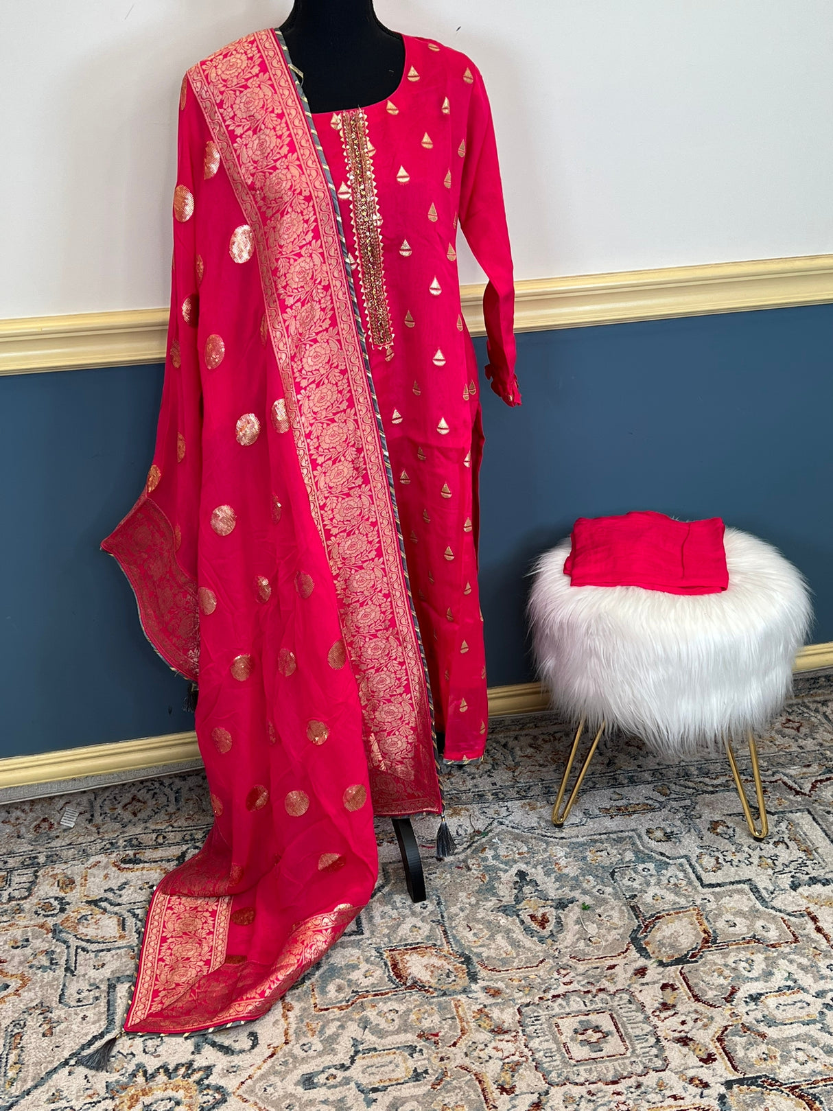 Khaddi Georgette Salwar Kamiz Ready To Ship