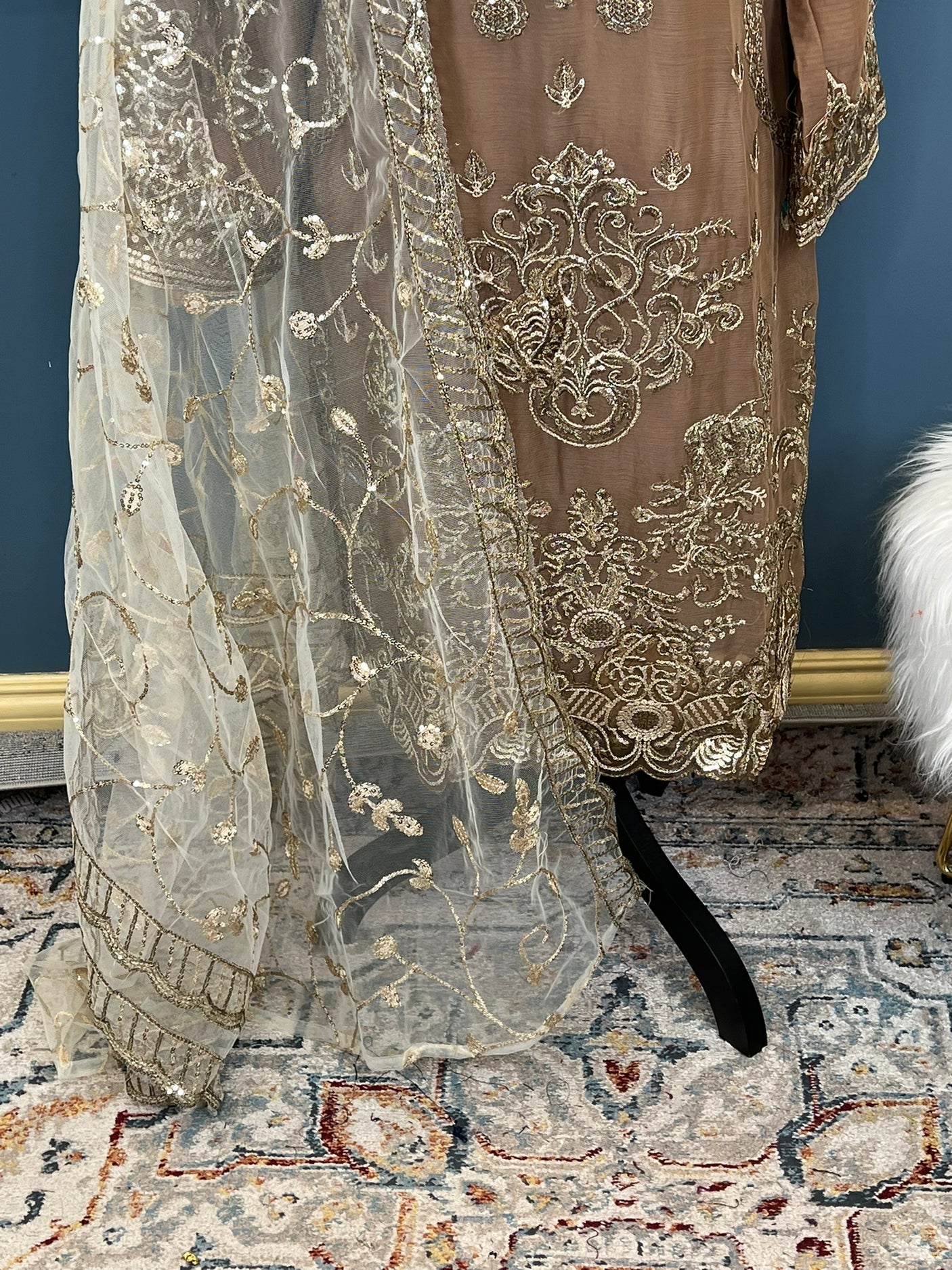 Pakistani Embroidered Luxury Party wear Ready To Ship