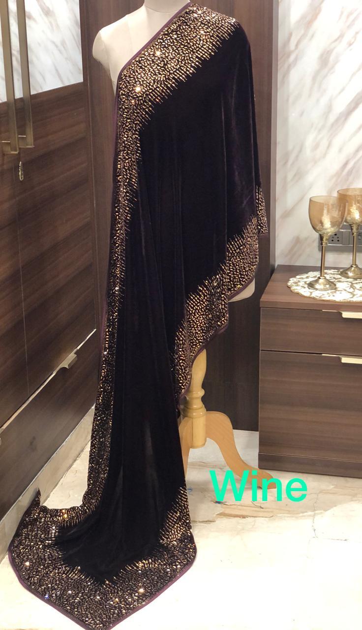 Designer Velvet Stoles