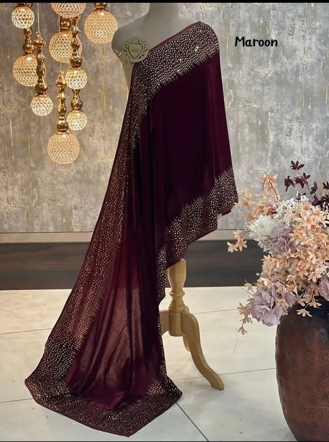 Designer Velvet Stoles