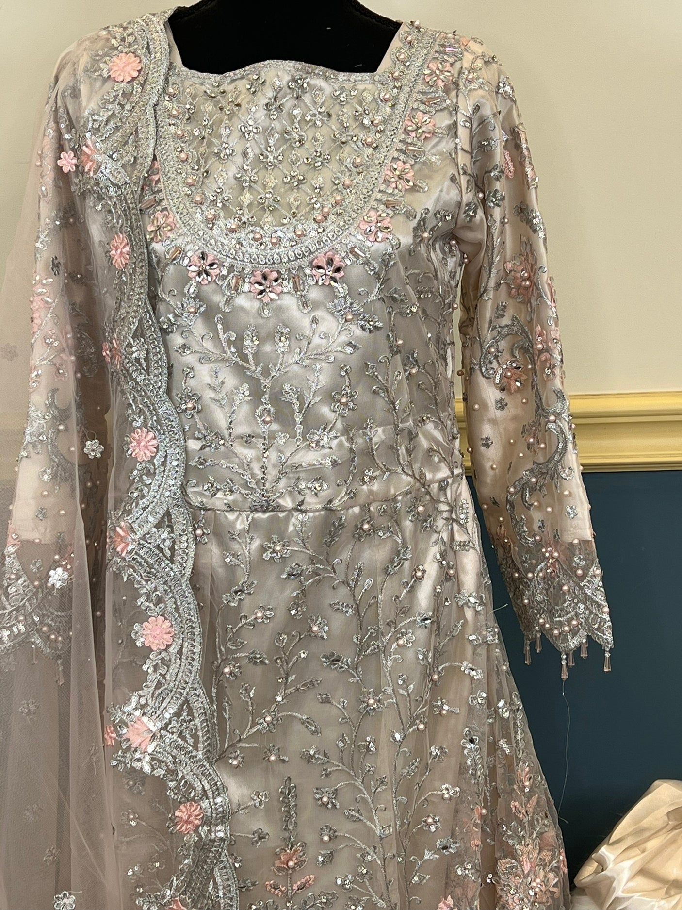 Pakistani Embroidered Luxury Party wear Ready To Ship