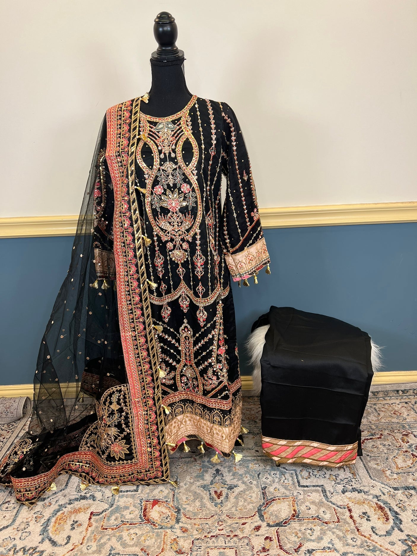 Pakistani Embroidered Luxury Party wear Ready To Ship