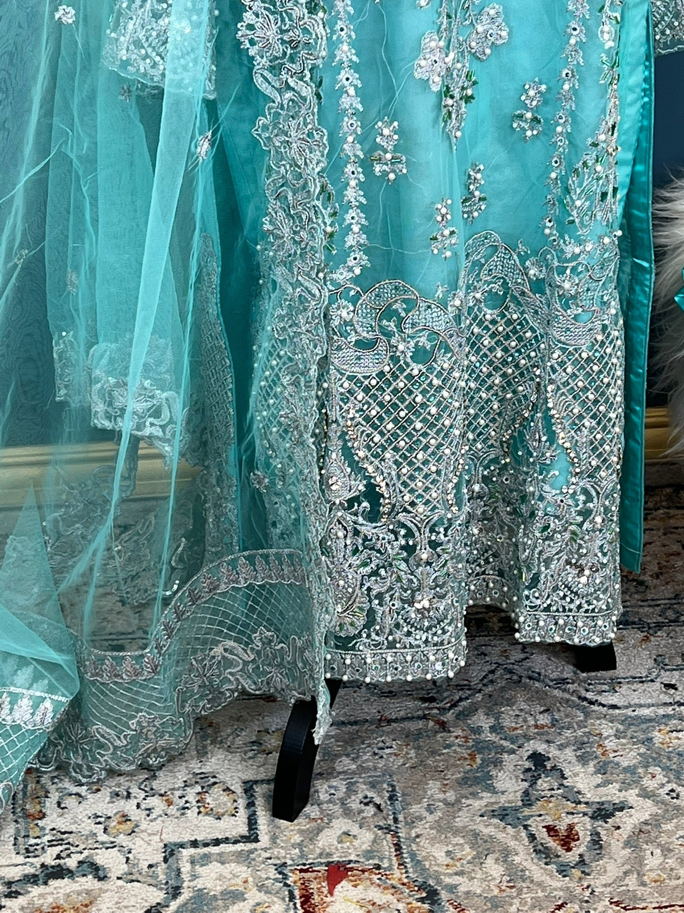 Pakistani Embroidered Luxury Party wear Ready To Ship