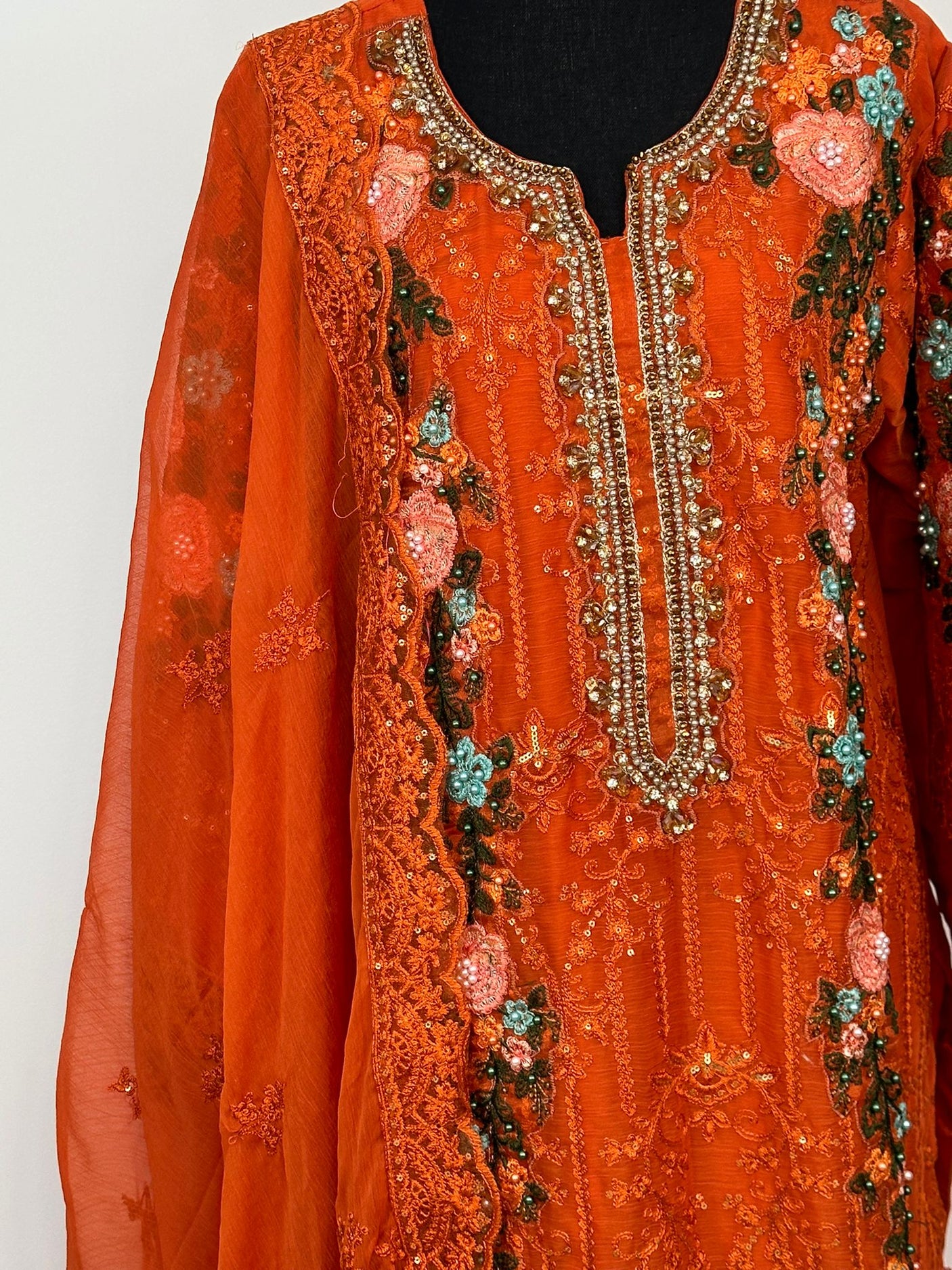 Pakistani Embroidered Luxury Party wear Ready To Ship