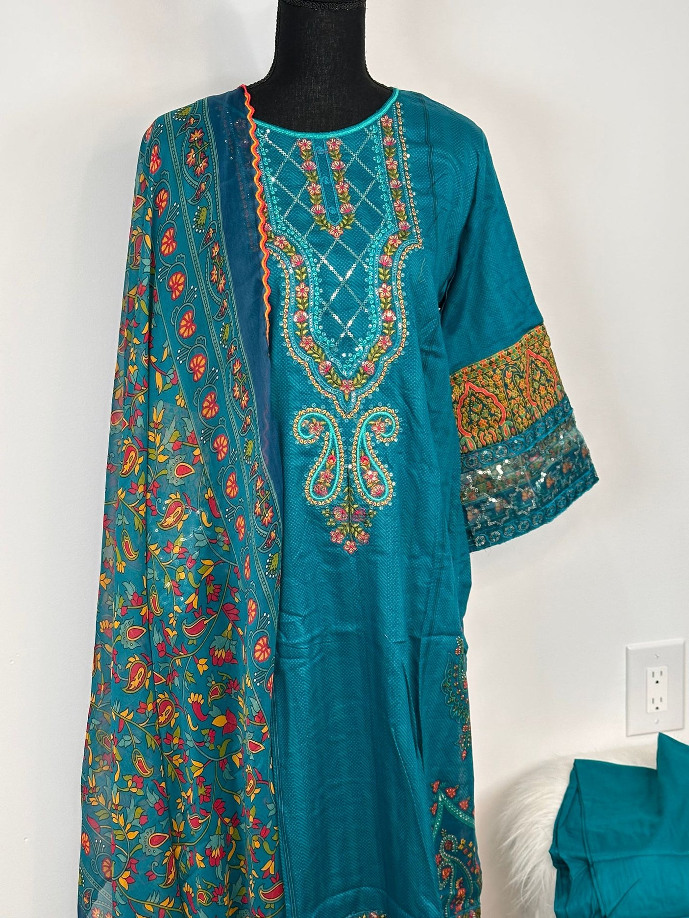 Pakistani Embroidered Lawn ready to ship