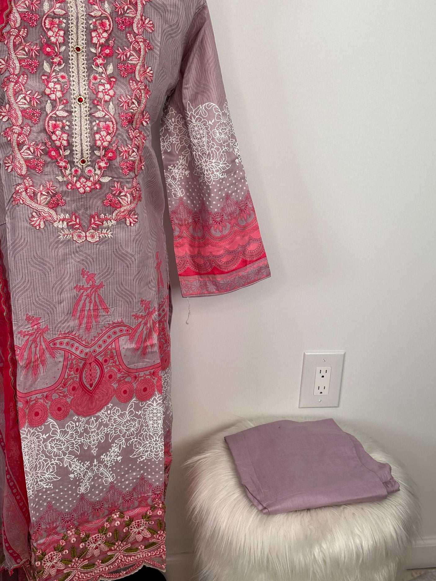 Pakistani Embroidered Lawn ready to ship