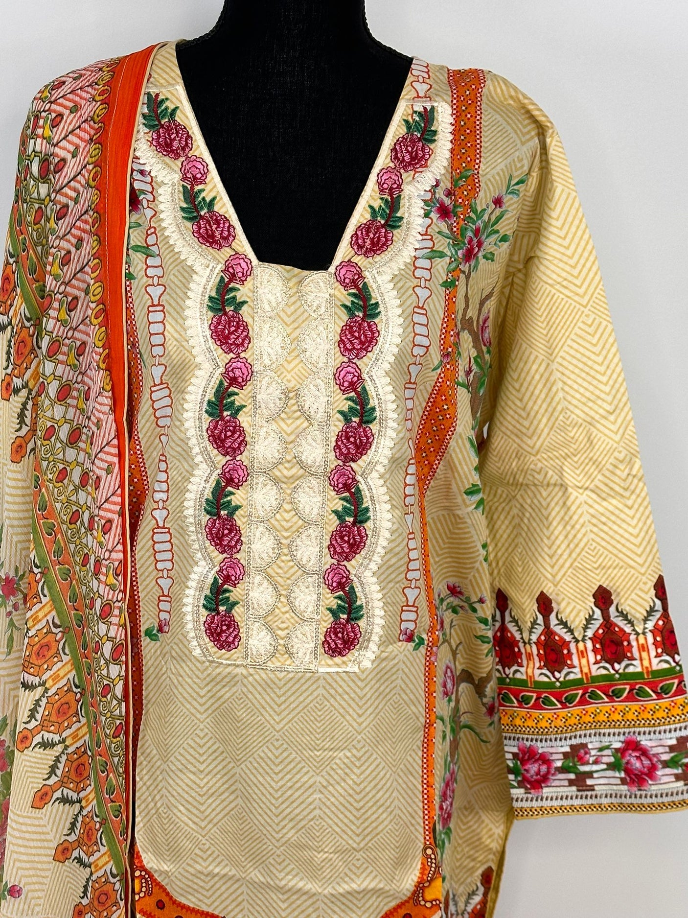 Pakistani Embroidered Lawn ready to ship