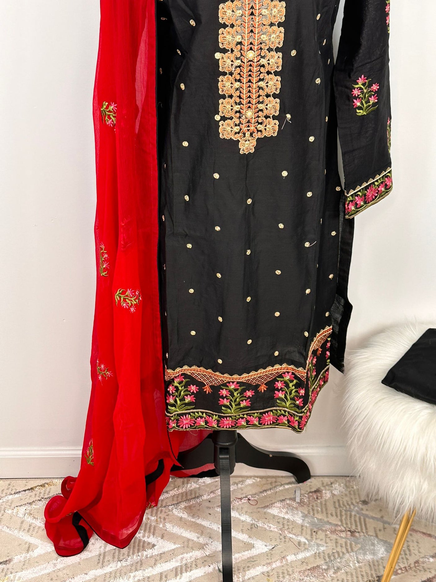 Pakistani Embroidered Luxury Lawn ready to ship