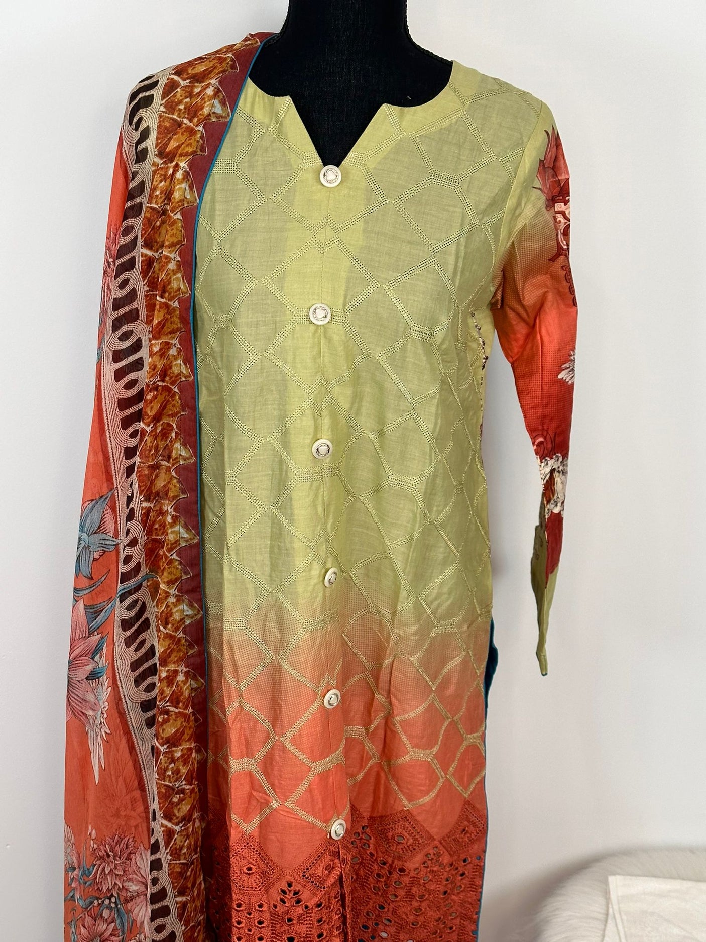 Pakistani Embroidered Lawn ready to ship